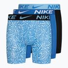 Férfi boxeralsó Nike Dri-FIT ADV Micro Brief 3 darab safari print/light photo blue/black