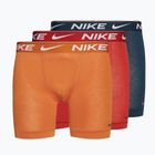 Nike Dri-FIT Ultra Comfort férfi boxeralsó 3 pár monarch/sárkányvörös/armony navy