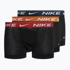 Férfi boxeralsó Nike Dri-FIT Ultra Comfort Trunk 3 pár fekete hold/sárkányvörös/ármáriás tengerészgyalogság