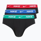 Férfi Nike Everyday Cotton Stretch rövidnadrág 3 pár többszínű