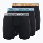 Férfi Nike Everyday Cotton Stretch boxeralsó 3 pár több színben