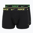 Férfi boxer nadrág Nike Essential Cotton Stretch 2 pairs black pepper