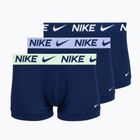 Férfi boxer nadrág Nike Dri-Fit Essential Micro Trunk 3 pairs navy