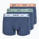 Férfi boxer nadrág Nike Cotton Stretch Trunk 3 pairs mineral