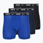 Férfi boxer nadrág Nike Cotton Stretch Boxer Brief black/blue/navy