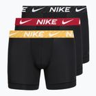 Férfi boxer nadrág Nike Dri-Fit Essential Micro 3 pack metal grey