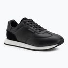 Calvin Klein férfi cipő HM0HM01871 Low Prof Runn Laceup Perf Lth Black/Bright White Fekete/Fényes Fehér