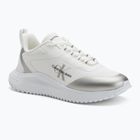 Női cipő Calvin Klein Eva Runner Low Lace Mix Ml Wn világos fehér/ezüst