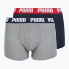 Férfi boxeralsó PUMA Everyday Basic 2 pairs navy/grey