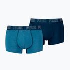Férfi boxeralsó PUMA Everyday Trunk 2 pairs light blue melange