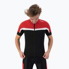 Férfi kerékpáros póló Rogelli Course black/red/white
