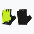 Rogelli Core Jr gyermek kerékpáros kesztyű fluor sárga