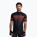 Rogelli Hero II férfi kerékpáros mez piros / bordeaux / fekete