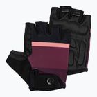 Női kerékpáros kesztyű Rogelli Impress II burgundy/coral/black