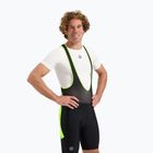 Rogelli Core Bib rövid férfi kerékpáros rövidnadrág fekete/fluor sárga