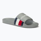 Tommy Hilfiger férfi RWB Pool Slide antik ezüst flip-flopok