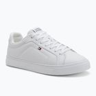 Tommy Hilfiger férfi cipő Icon Court Lth Flag Ess fehér