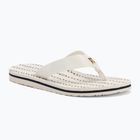 Női flip-flop papucs Tommy Hilfiger Chain Print Beach Sandal ivory