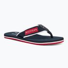 Férfi flip-flop papucs Tommy Hilfiger Patch Beach Sandal desert sky