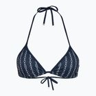 Tommy Hilfiger Triangle Rp Print zászlós láncos fürdőruha felső sötét éjszakai tengerészgyalogság