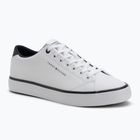 Tommy Hilfiger férfi edzőcipő Th Hi Vulc Core Low Leather Ess YBS fehér