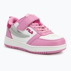 Gyerekcipő FILA Rega Nf Velcro white/moonlite mauve
