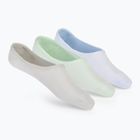 Női zoknik SKECHERS Non Terry No Show Liner 3 pár blue/green