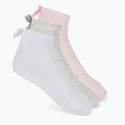 Gyerek zokni SKECHERS Non Terry Anklet 3 pár pink