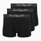 Férfi boxeralsók KARL LAGERFELD Hotel Karl Lyocell Trunk 3 pár black