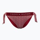 Tommy Hilfiger Cheeky Side Tie Bikini Alsó Nyomtatott virágos csíkos regatta piros