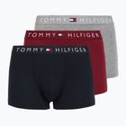 Tommy Hilfiger férfi boxeralsó UM0UM03521 3 pár sivatagi égbolt/középszürke szürke szőr/piros