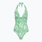 Tommy Hilfiger női egyrészes fürdőruha Halter One Piece Rp Print virágos trópusi aop fort zöld