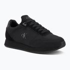 Férfi cipő Calvin Klein YM0YM01217 Runner Sock Laceup Mg Canvas tripla fekete