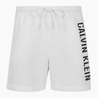 Férfi Calvin Klein KM0KM01092 Intense Power Medium húzózsinór pvh klasszikus fehér fürdőruházat rövidnadrág