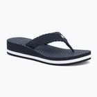 Tommy Hilfiger Crochet Mid Beach Sandal női flip flopok űrkék