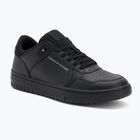 Férfi Tommy Hilfiger Basket Core Core Lite Lth Mix fekete cipő