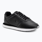 Női cipők Calvin Klein YW0YW01942 Retro Runner Lace Up Leather MG black/formal gray