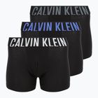 Boxeralsók Calvin Klein 000NB3609A Brief 3 pár black bodies/turbulence/white/iridescent