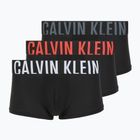 Boxeralsók Calvin Klein 000NB3611A Low Rise Trunk 3 pár black bodies/white/turbulence/velvet