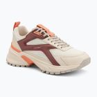 Női cipők Calvin Klein HW0HW03002 Hike Run Ckstripe Mesh off white/oatmeal/dusty rose