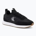 Női cipők Calvin Klein YW0YW02060 Retro Runner Sock Laceup Mix Mat black/bright white