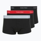 Boxeralsók Calvin Klein LV00NB4389 Low Rise Trunk 3 pár black/adrenaline rush/white/black