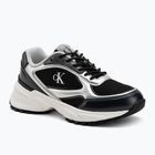 Női cipők Calvin Klein YW0YW02063 Hike Runner fűzős hálós anyag keverék black/silver