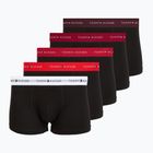 Férfi boxer nadrág Tommy Hilfiger Trunk WB 5 pairs rs ju/fr rd/md mr/white/dp brg