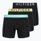 Tommy Hilfiger férfi boxeralsó 3 darabos csomag lemon curd/arctic aqua/fekete