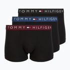 Boxeralsó Tommy Hilfiger Trunk WB 3 pairs deep regatta/black/bluee jean