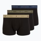 Férfi boxer nadrág Tommy Hilfiger Trunk WB 3 pairs army green/wdg blue/ptch blue