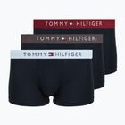 Férfi boxer nadrág Tommy Hilfiger Trunk WB 3 pairs dark ash/brzy blue/rouge