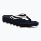 Női flip-flop papucsok Tommy Hilfiger Stripe Summer space blue