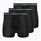 Férfi boxer nadrág Calvin Klein LV00NB4538 Boxer Brief Long black/black/black